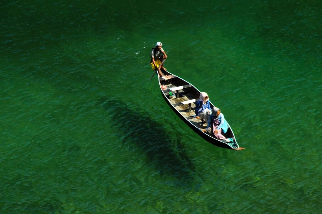 two person on boat