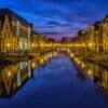 canal, buildings, city